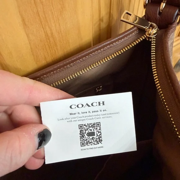 Brand New! Coach Brown and Tan Crossbody👜 - Picture 11 of 11
